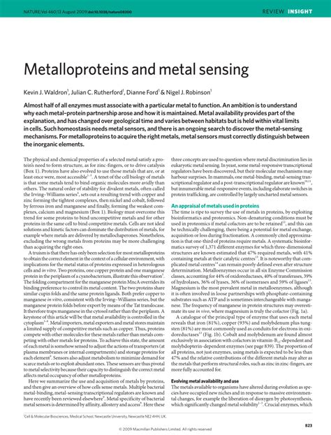 metal sensing domains f-box proteins|metalloprotein and metal sensing.